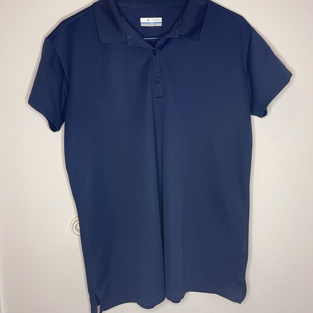 Women’s Columbia PFG XL polo shirt - navy blue